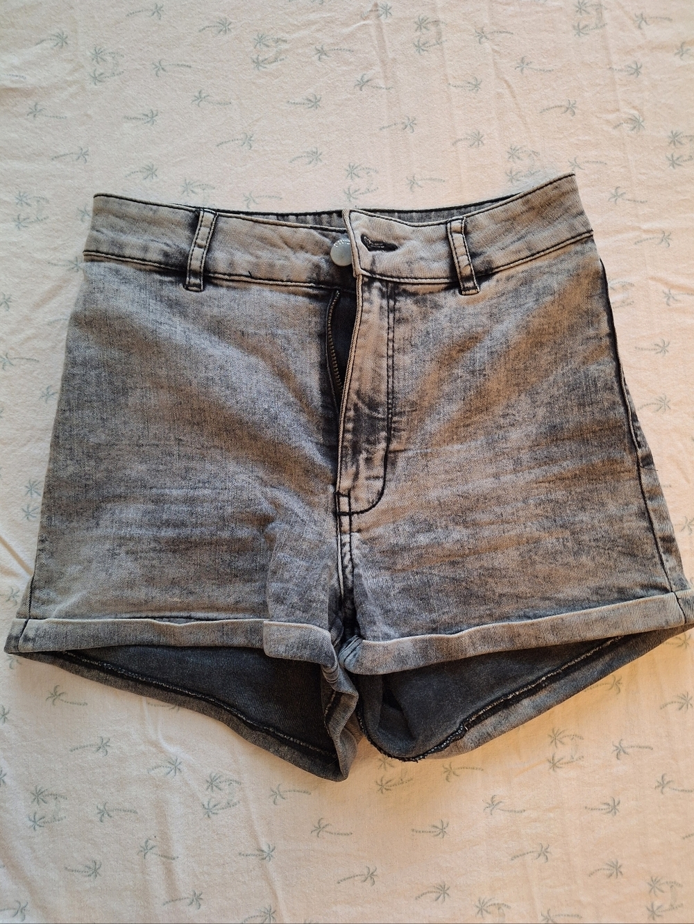 Divided High-Rise Washed Black Denim Women’s Shorts